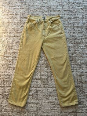 AGOLDE High Rise Straight Crop Jean